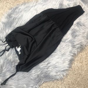 Cowl Neck Black Bodysuit